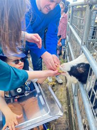 Bauernhof-Besuch